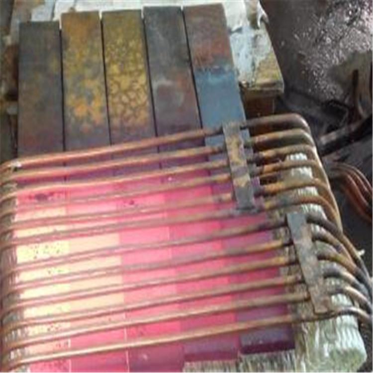 重型汽车板簧卷耳加热折弯设备 汽车板簧加热卷耳设备高频炉 板簧卷耳成形工艺